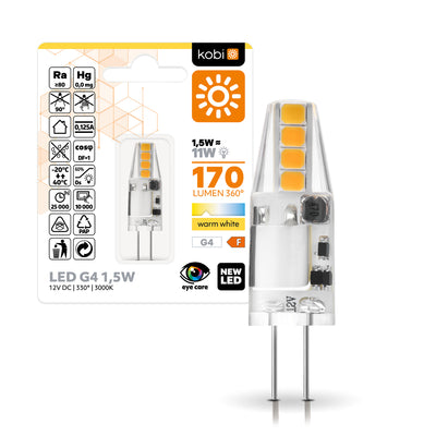 LED bulb G4 1,5W 3000K Kobi
