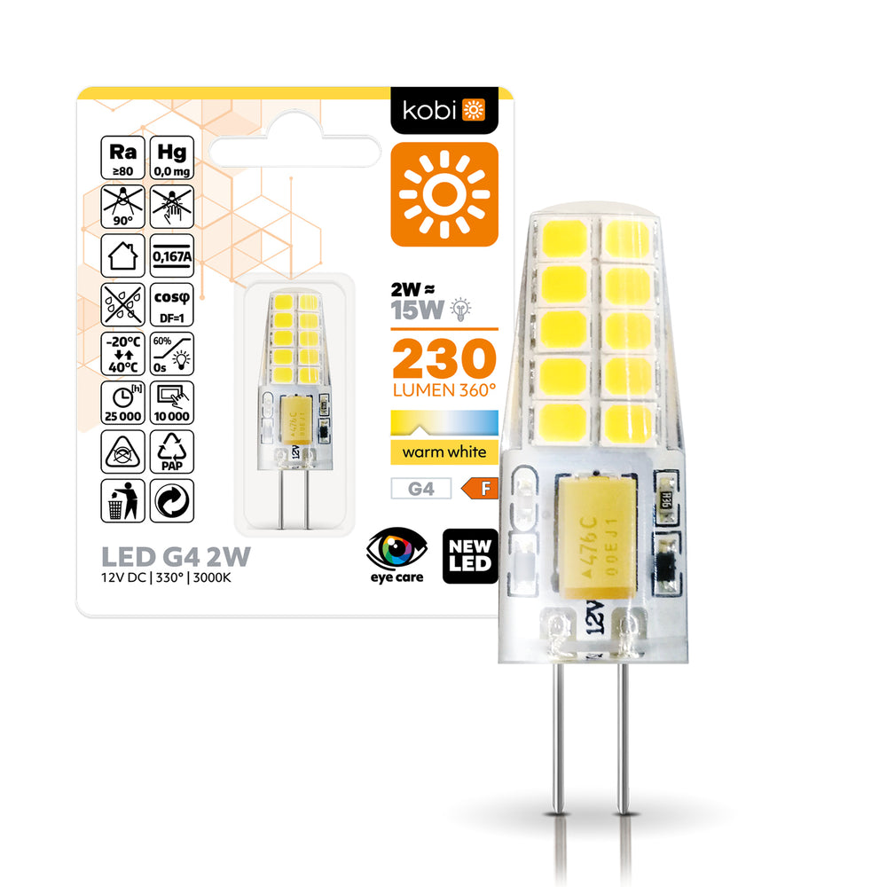 LED bulb G4 2W 3000K Kobi