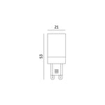 LED bulb G9 3W 4000K Kobi