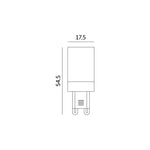 LED bulb G9 4W 3000K Kobi