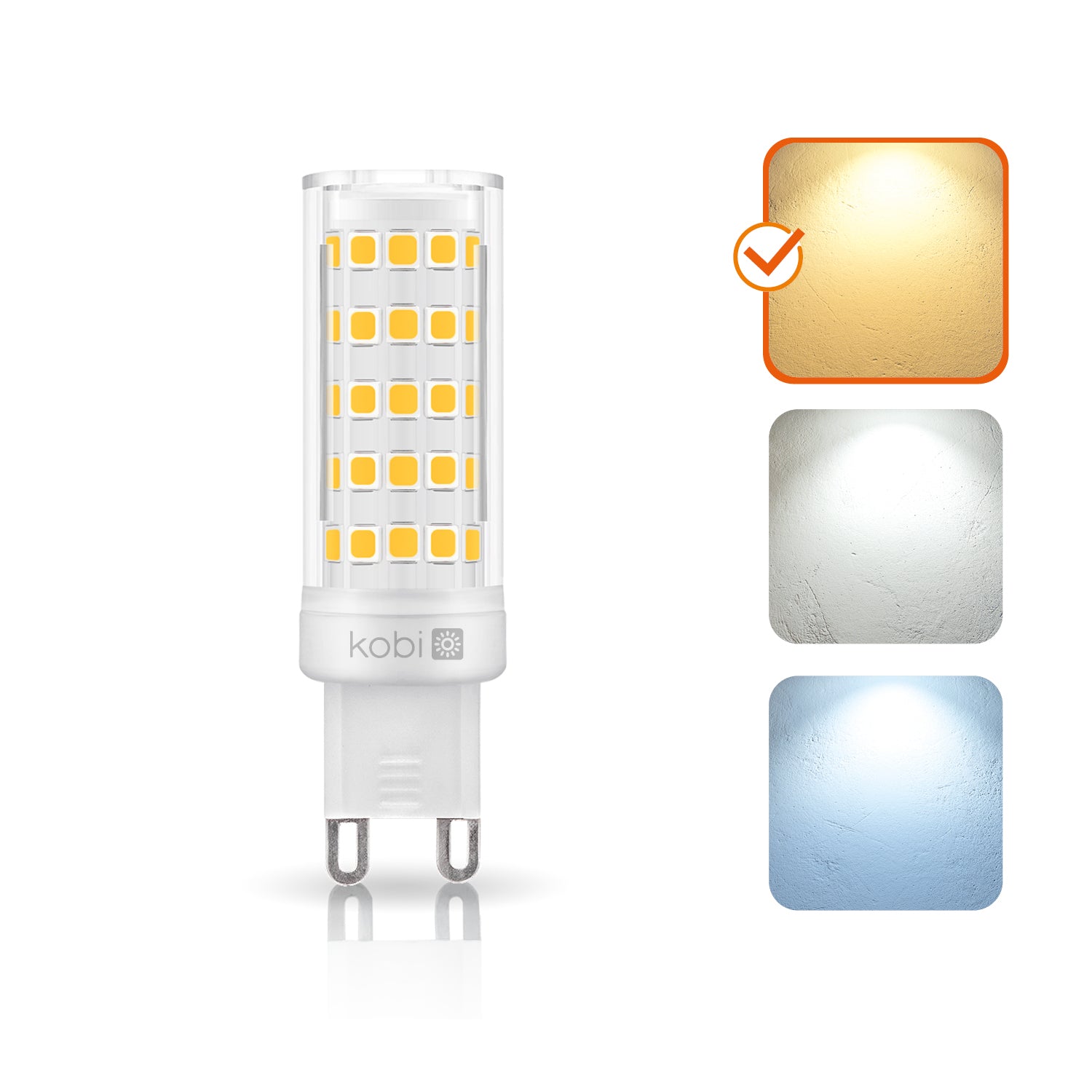 LED bulb G9 6,5W 3000K Kobi
