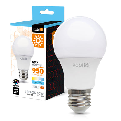 LED bulb GS 10W E27 6000K Kobi
