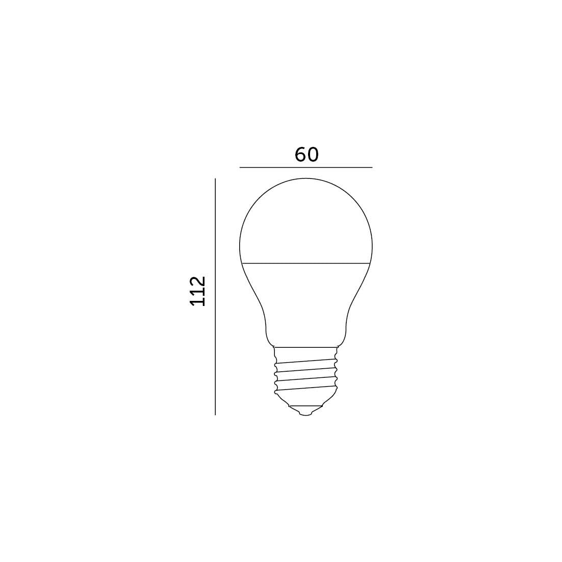 LED bulb GS 11W E27 3000K LED2B