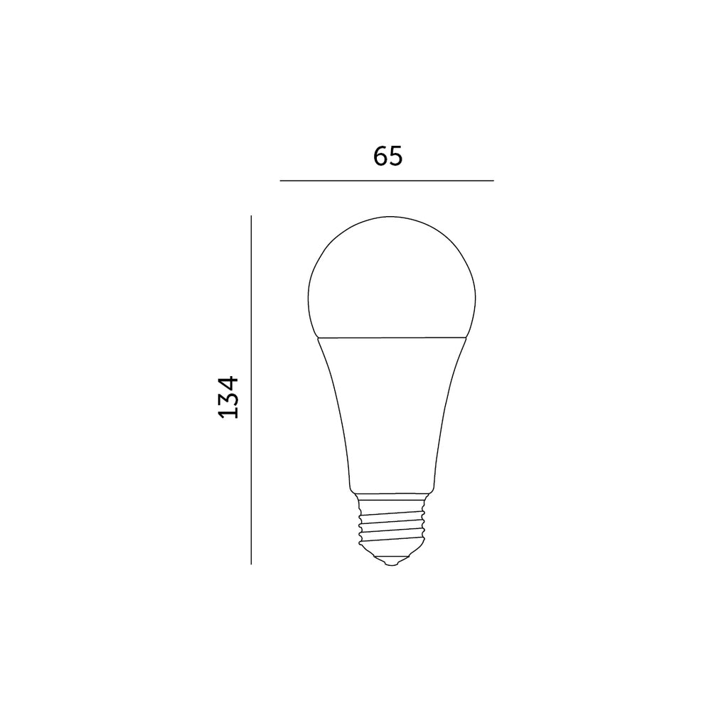 LED bulb GS 15W E27 3000K Kobi