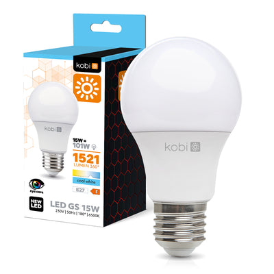 LED bulb GS 15W E27 6500K Kobi