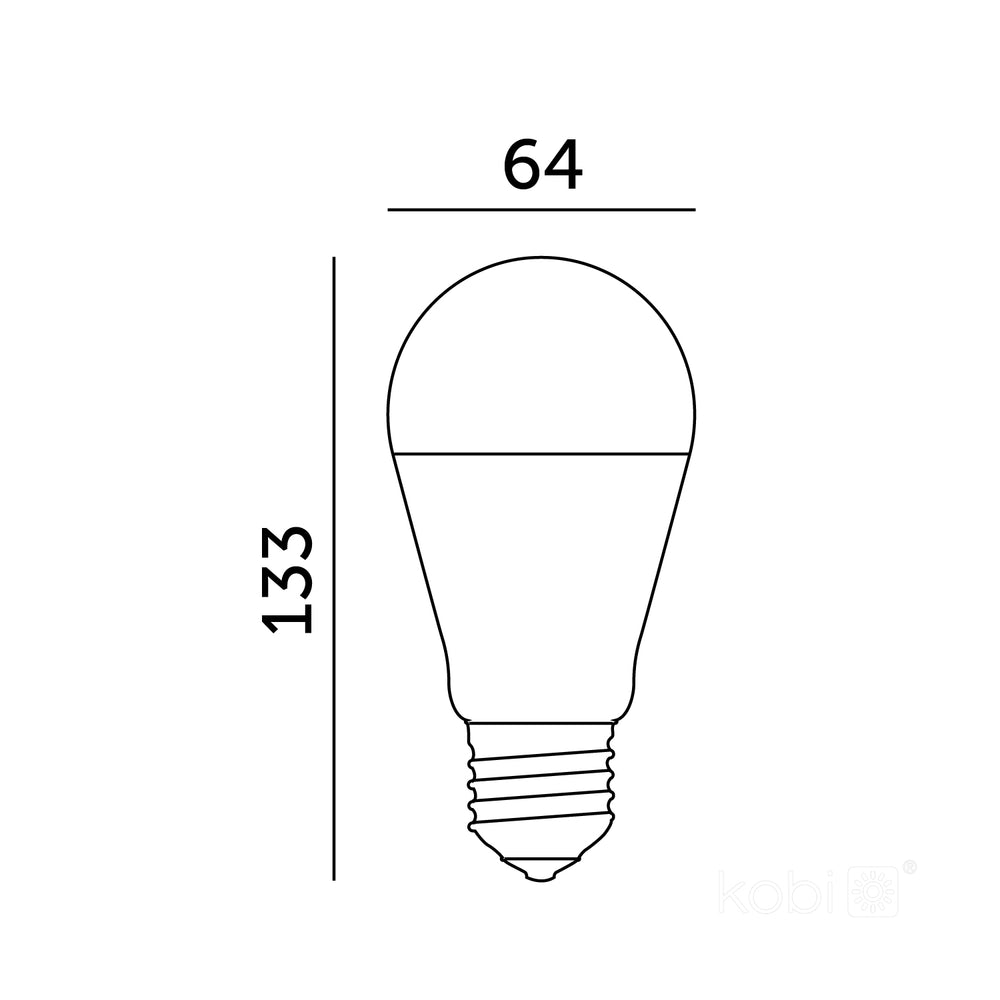 LED bulb GS 17W E27 3000K LED2B