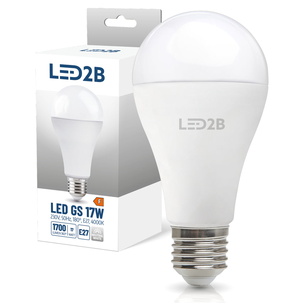 LED bulb GS 17W E27 4000K LED2B