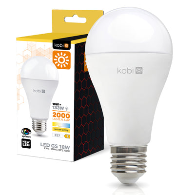 LED bulb GS 18W E27 3000K Kobi