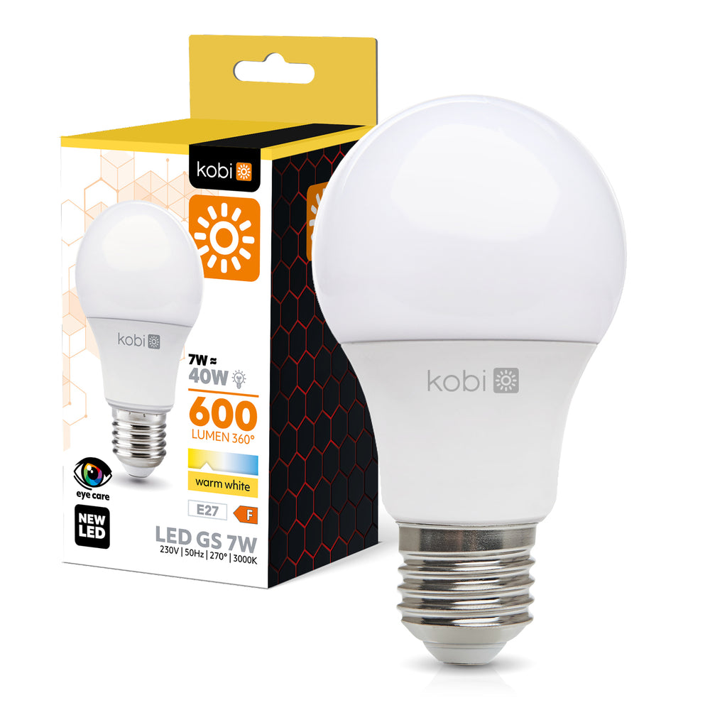 LED bulb GS 7W E27 3000K Kobi