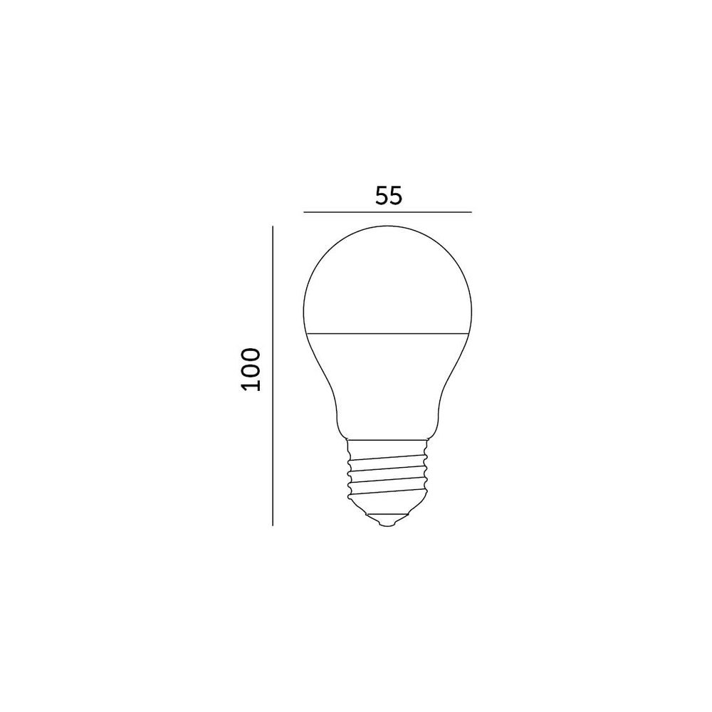 LED bulb GS 7W E27 6000K LED2B