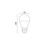 LED bulb GS 7W E27 6000K LED2B