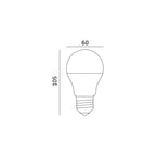 LED bulb GS 8,5W E27 3000K LED2B