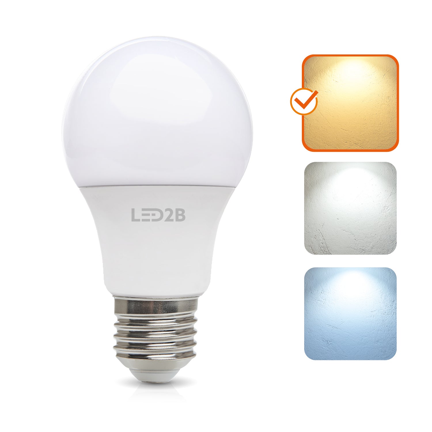 LED bulb GS 8,5W E27 4000K LED2B