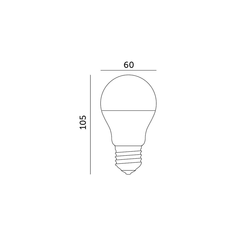 LED bulb GS 8,5W E27 4000K LED2B