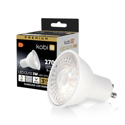 LED bulb GU10 3W 4000K Kobi Premium