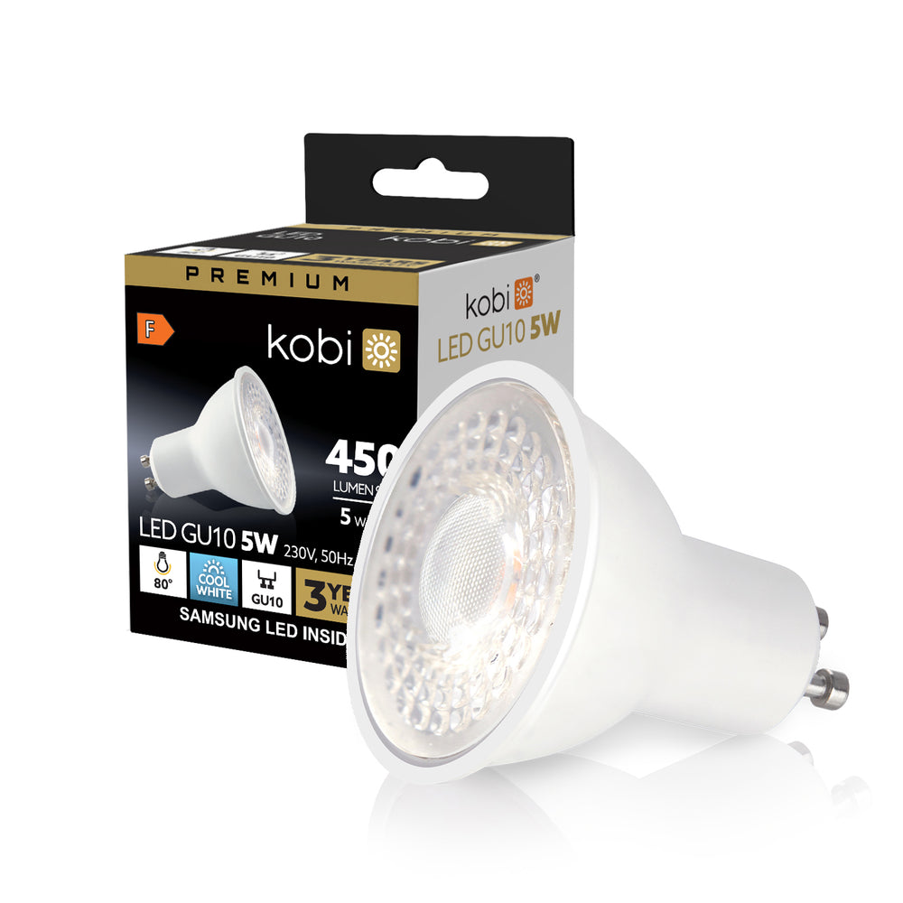 LED bulb GU10 5W 6500K Kobi Premium
