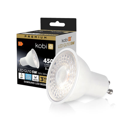 LED bulb GU10 5W 6500K Kobi Premium