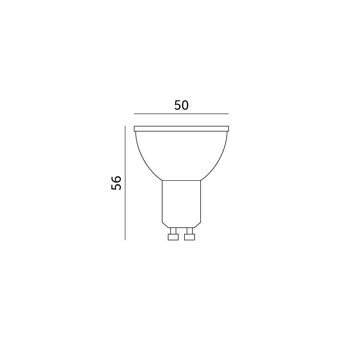LED bulb GU10 7W 3000K Kobi