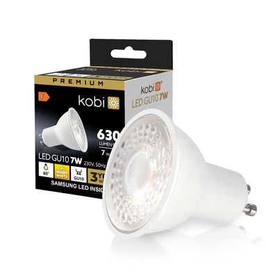 LED bulb GU10 7W 3000K Kobi Premium