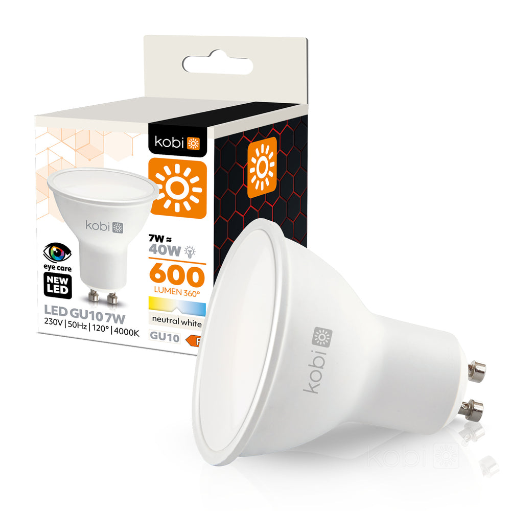LED bulb GU10 7W 4000K Kobi