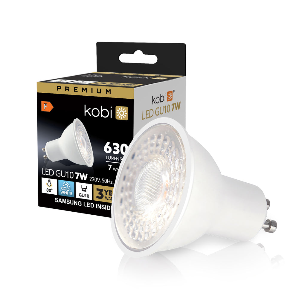 LED bulb GU10 7W 6500K Kobi Premium