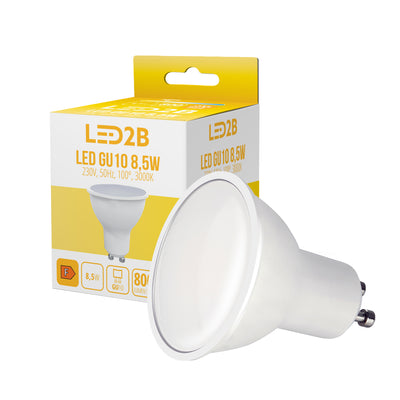 LED bulb GU10 8,5W 3000K LED2B