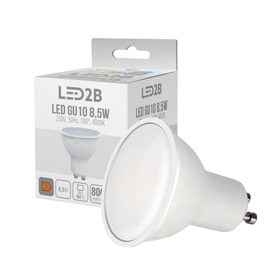 LED bulb GU10 8,5W 4000K LED2B