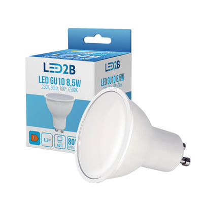 LED bulb GU10 8,5W 6500K LED2B