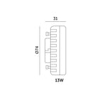 LED bulb GX53 13W 3000K Kobi
