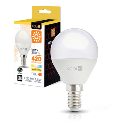 LED bulb MB 4,5W E14 3000K Kobi