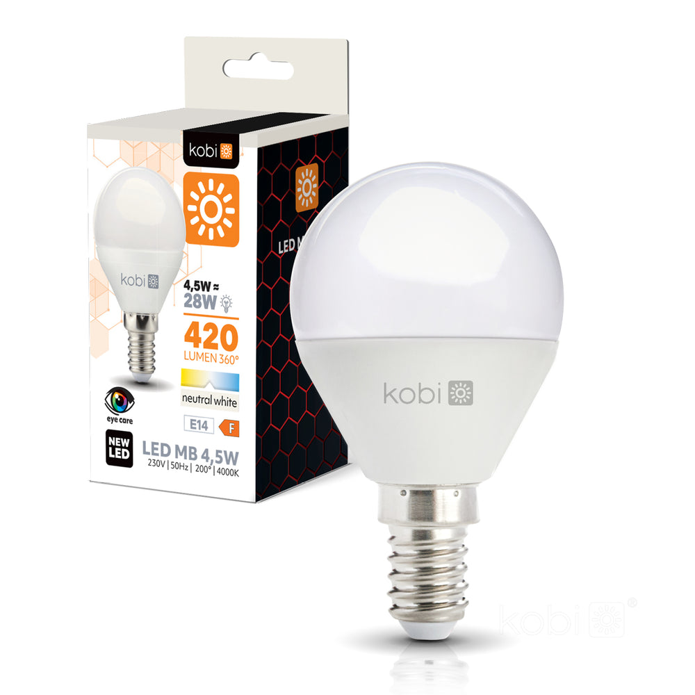 LED bulb MB 4,5W E14 4000K Kobi