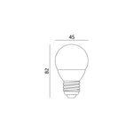 LED bulb MB 6W E27 6000K Kobi
