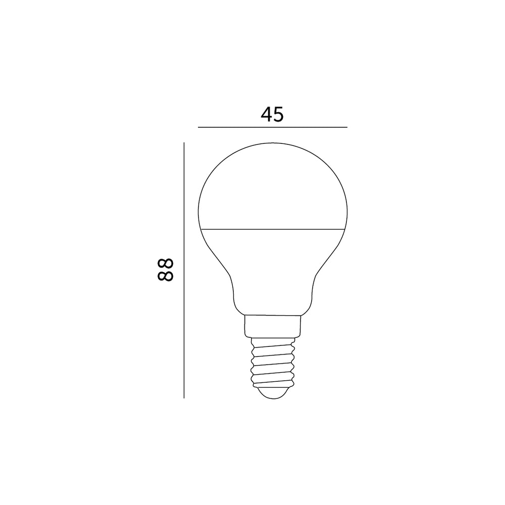 LED bulb MB 7W E14 3000K 3-pack LED2B
