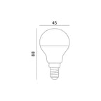 LED bulb MB 7W E14 3000K 3-pack LED2B