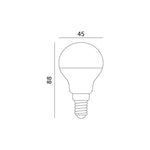 LED bulb MB 7W E14 3000K 3-pack LED2B