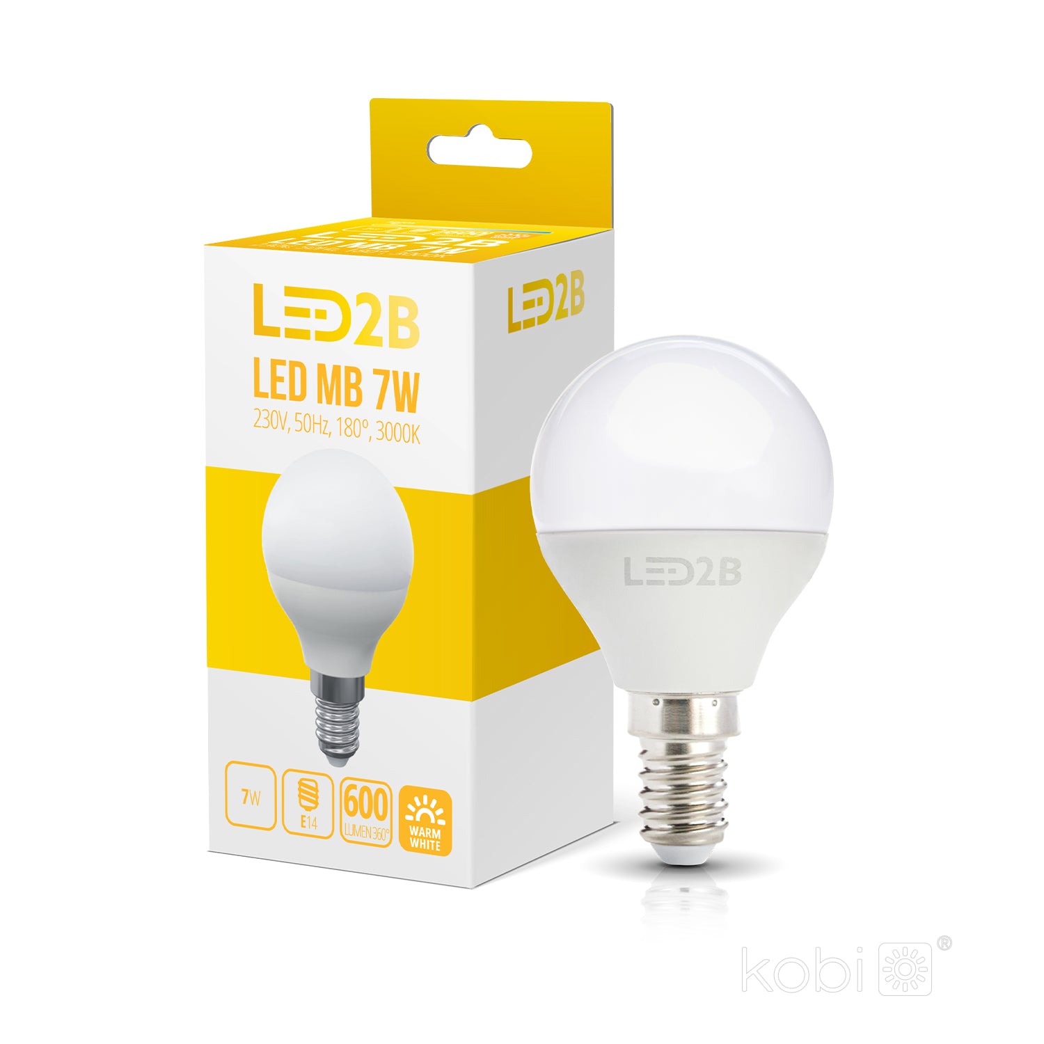 LED bulb MB 7W E14 3000K LED2B