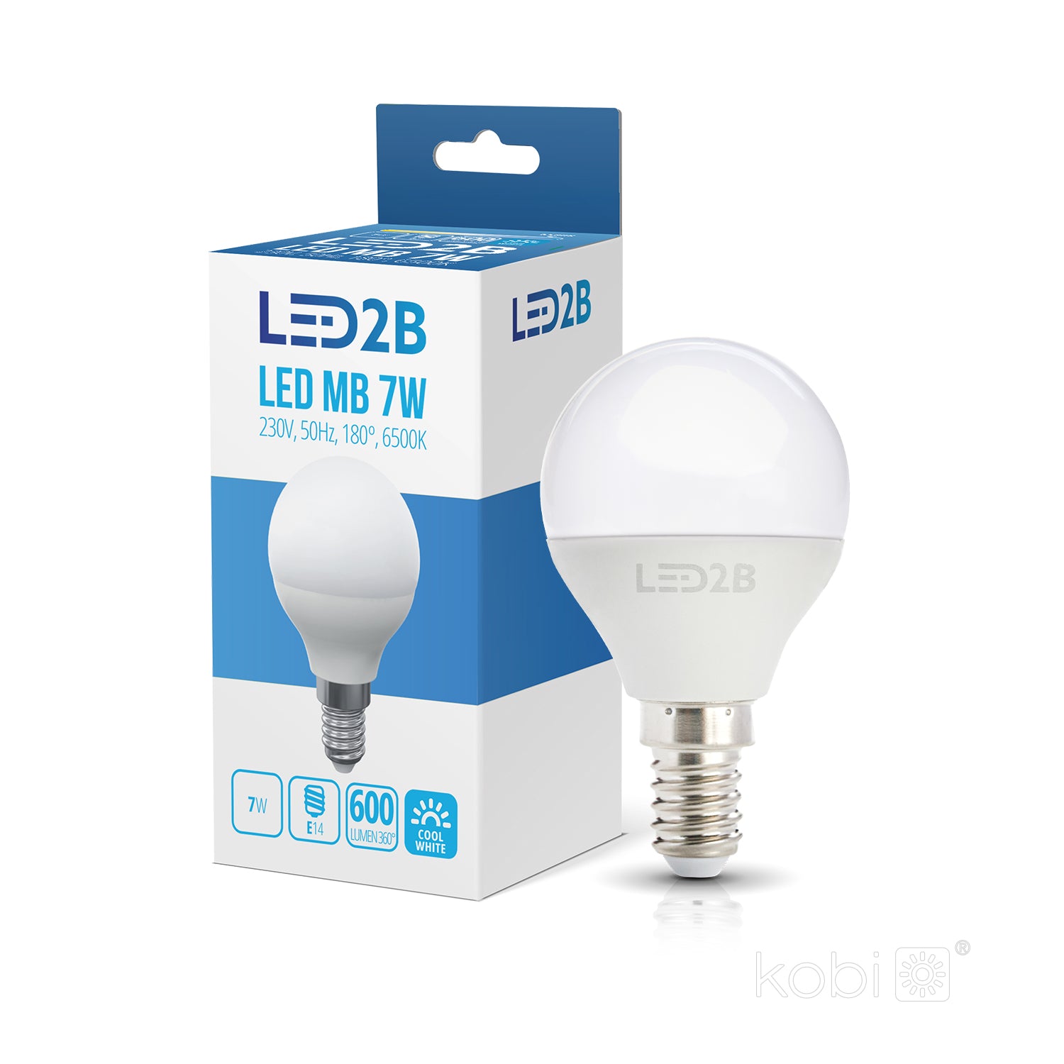 LED bulb MB 7W E14 6000K LED2B
