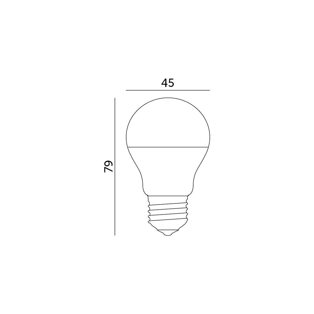 LED bulb MB 7W E27 6000K LED2B