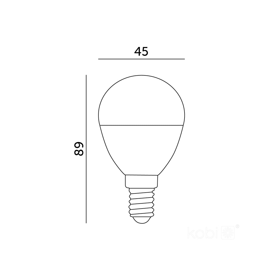 LED bulb MB 8,5W E14 3000K Kobi Premium