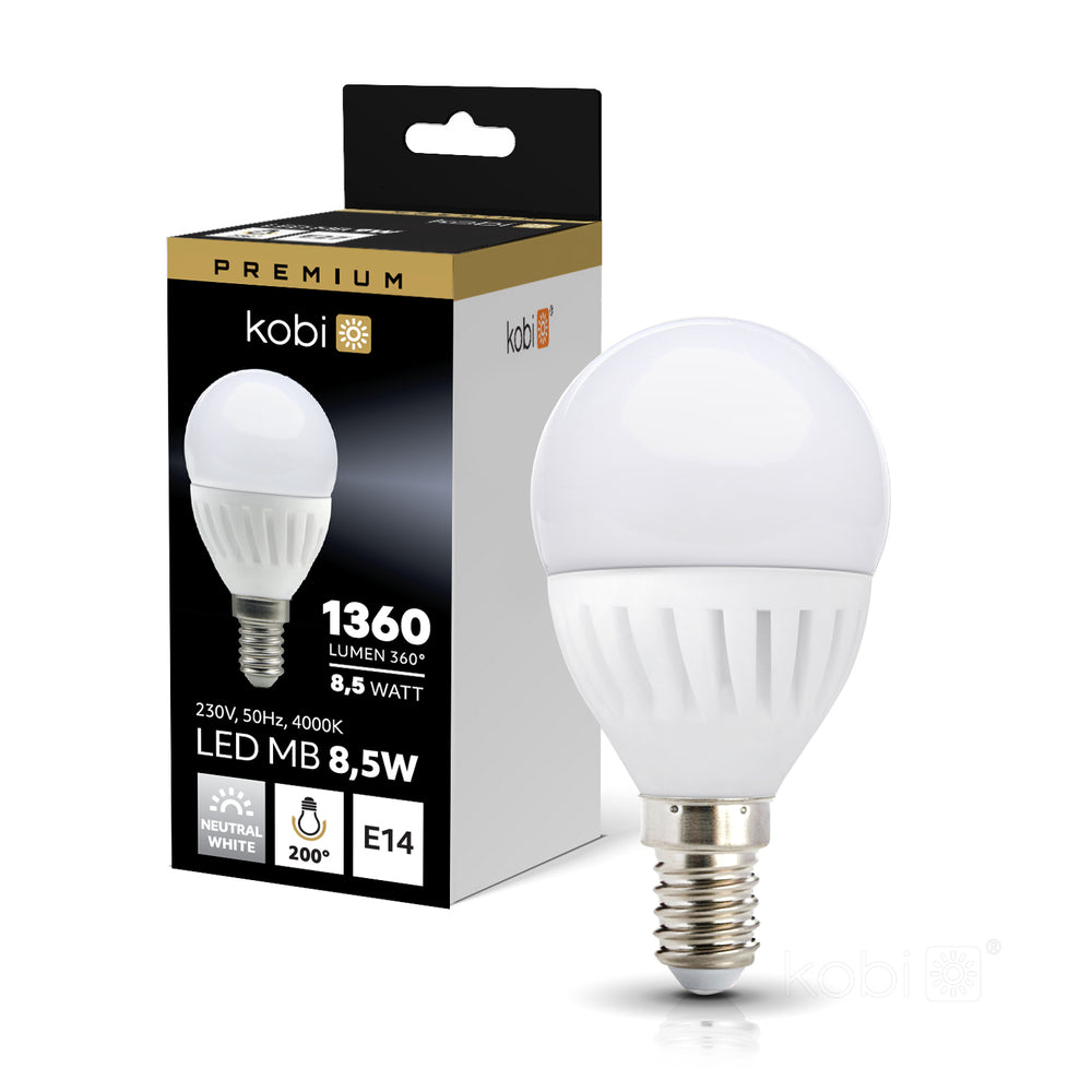 LED bulb MB 8,5W E14 4000K Kobi Premium