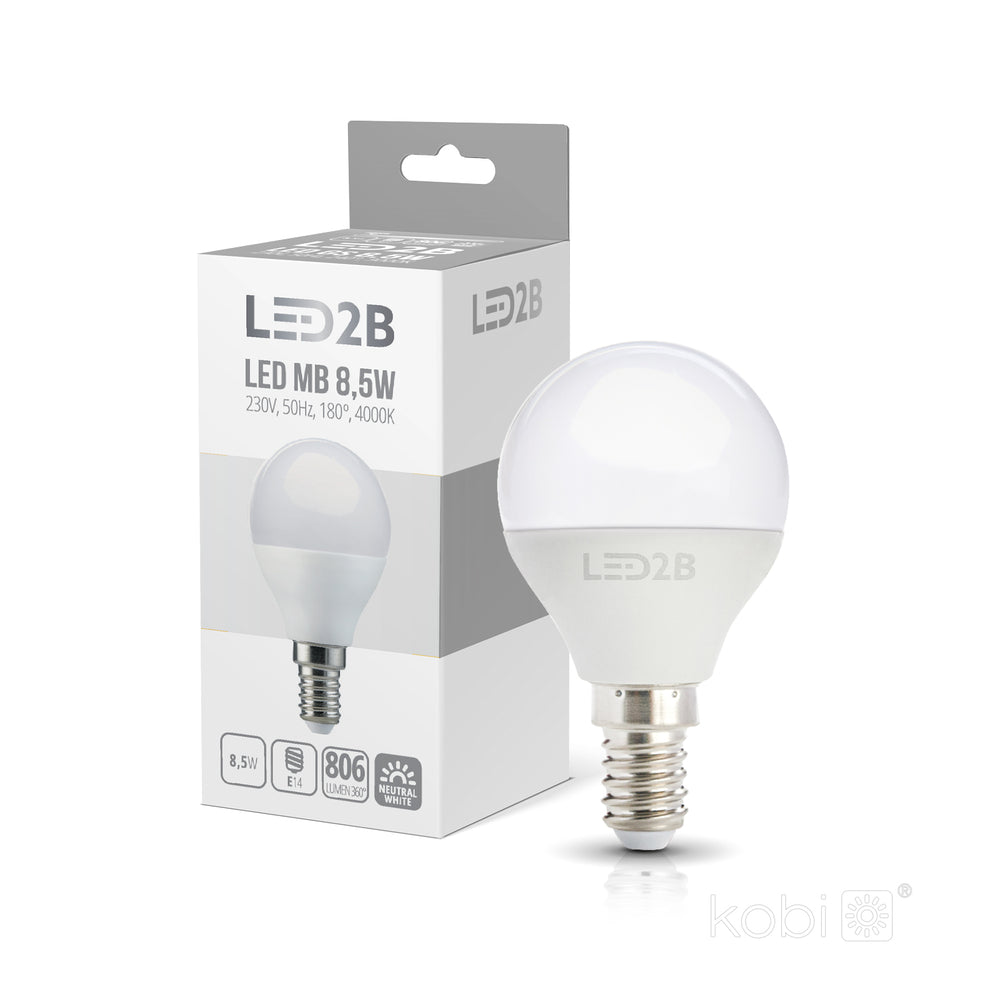 LED bulb MB 8.5W E14 4000K LED2B
