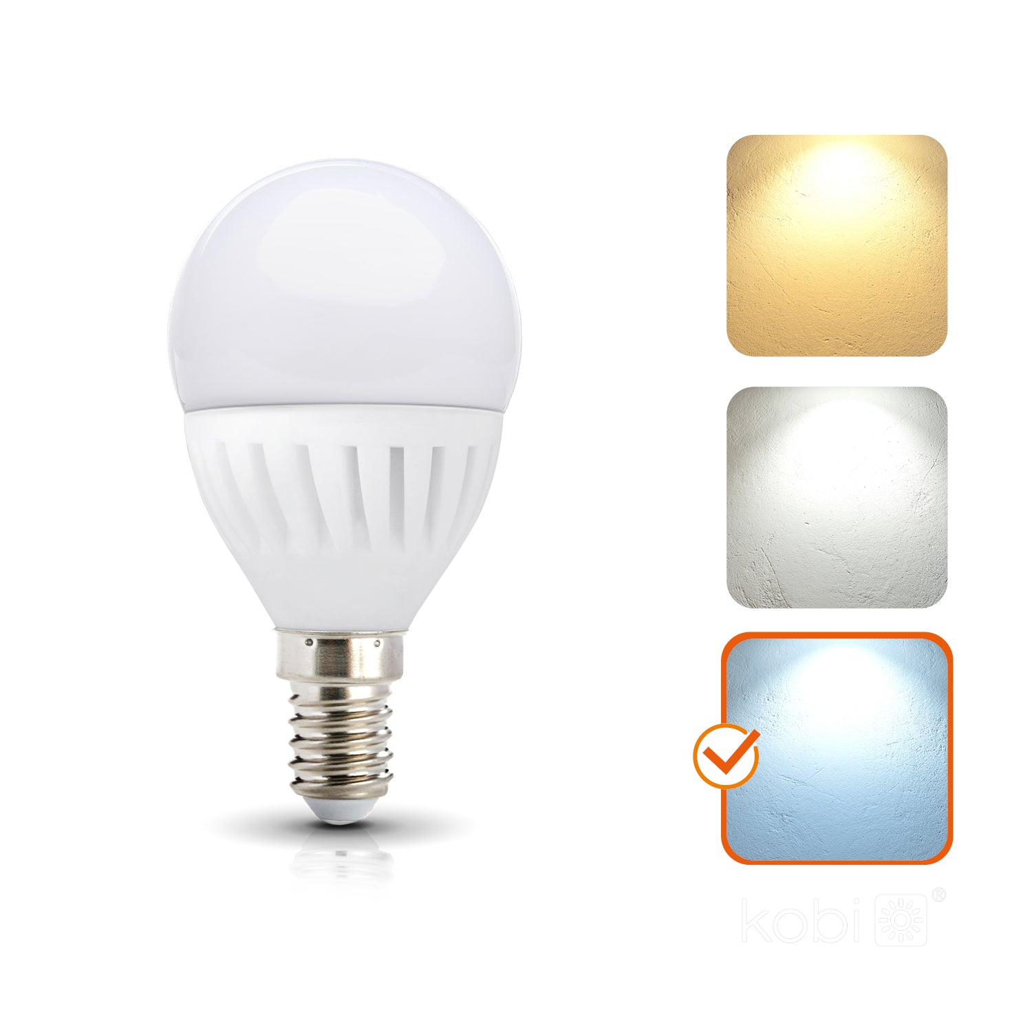 LED bulb MB 8,5W E14 6000K Kobi Premium