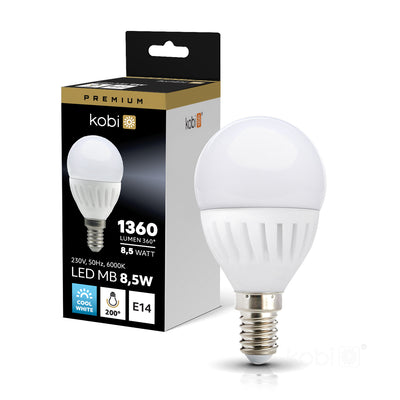 LED bulb MB 8,5W E14 6000K Kobi Premium