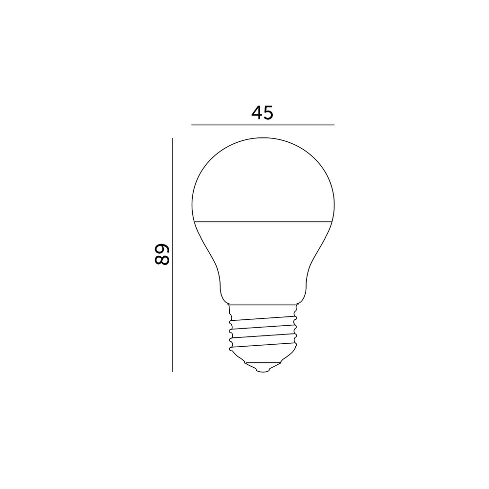LED bulb MB 8.5W E27 3000K LED2B