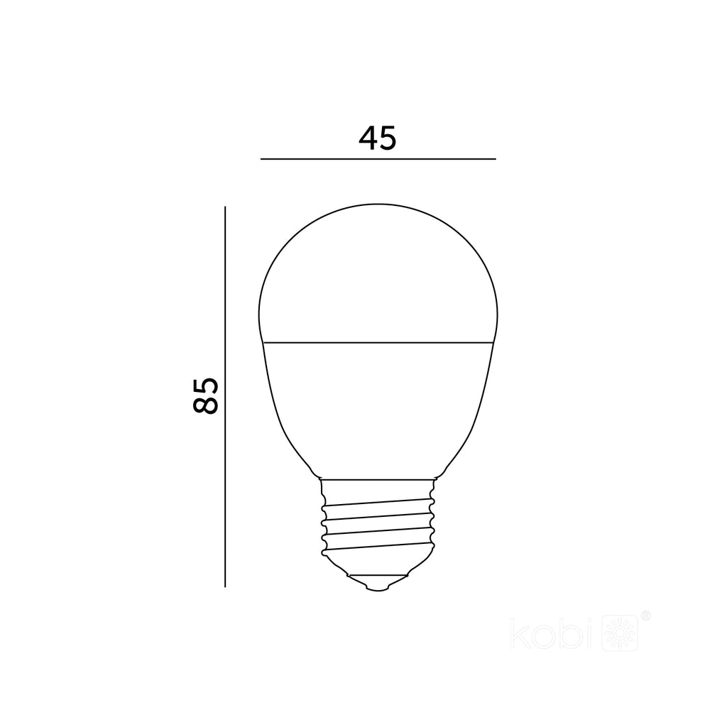 LED bulb MB 8,5W E27 4000K Kobi Premium