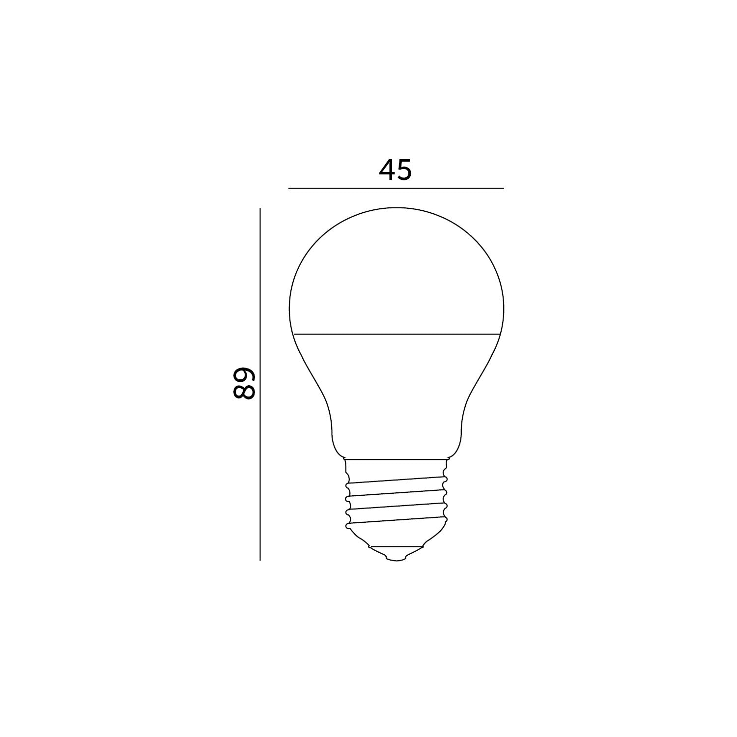 LED bulb MB 8.5W E27 6500K LED2B