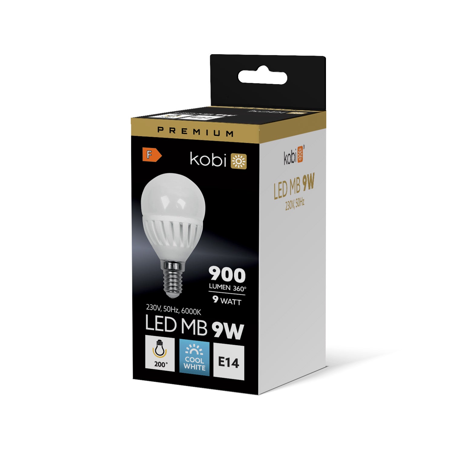 LED bulb MB 9W E14 6000K Kobi Premium