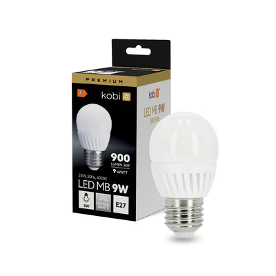 LED bulb MB 9W E27 4000K Kobi Premium
