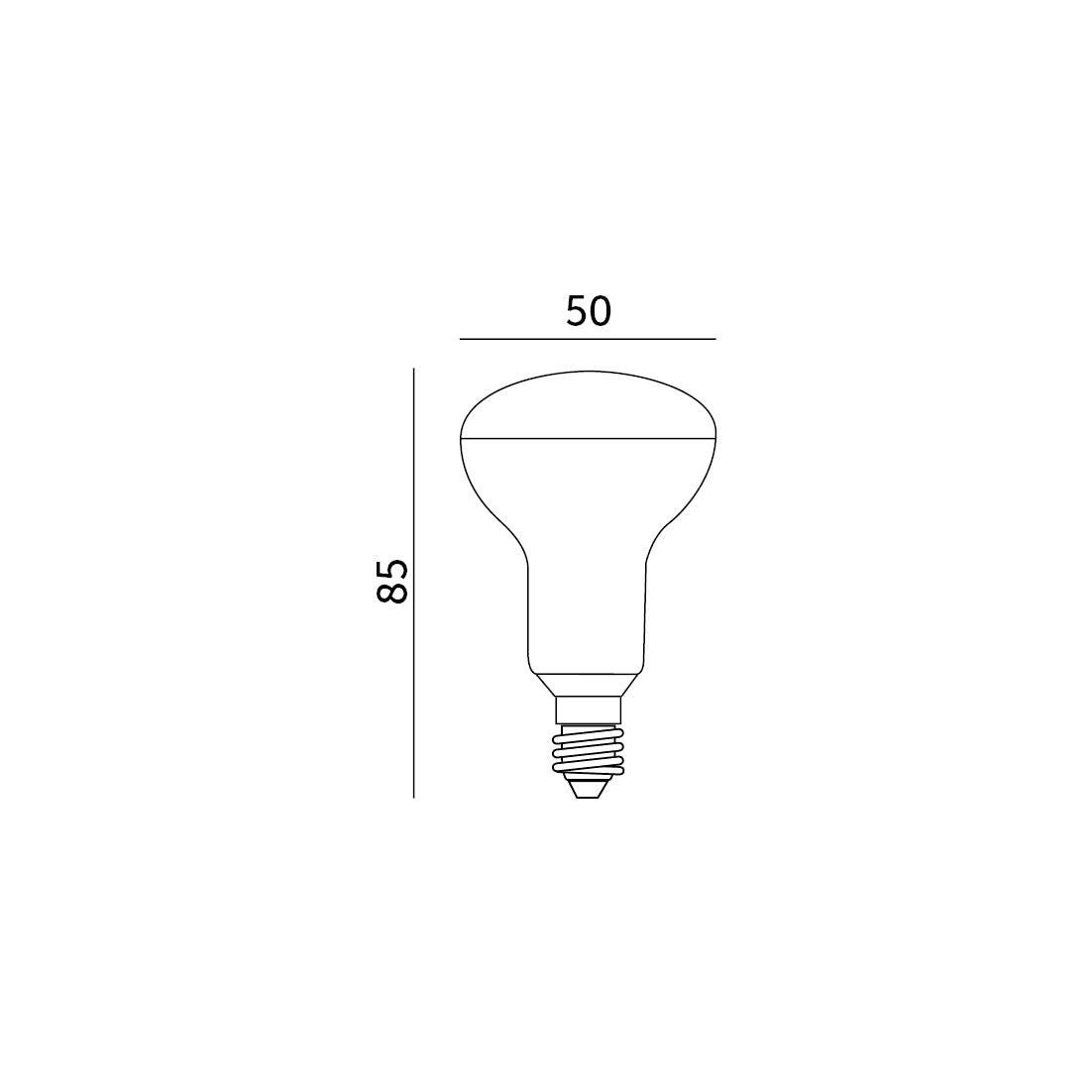 LED bulb R50 5W E14 3000K Kobi