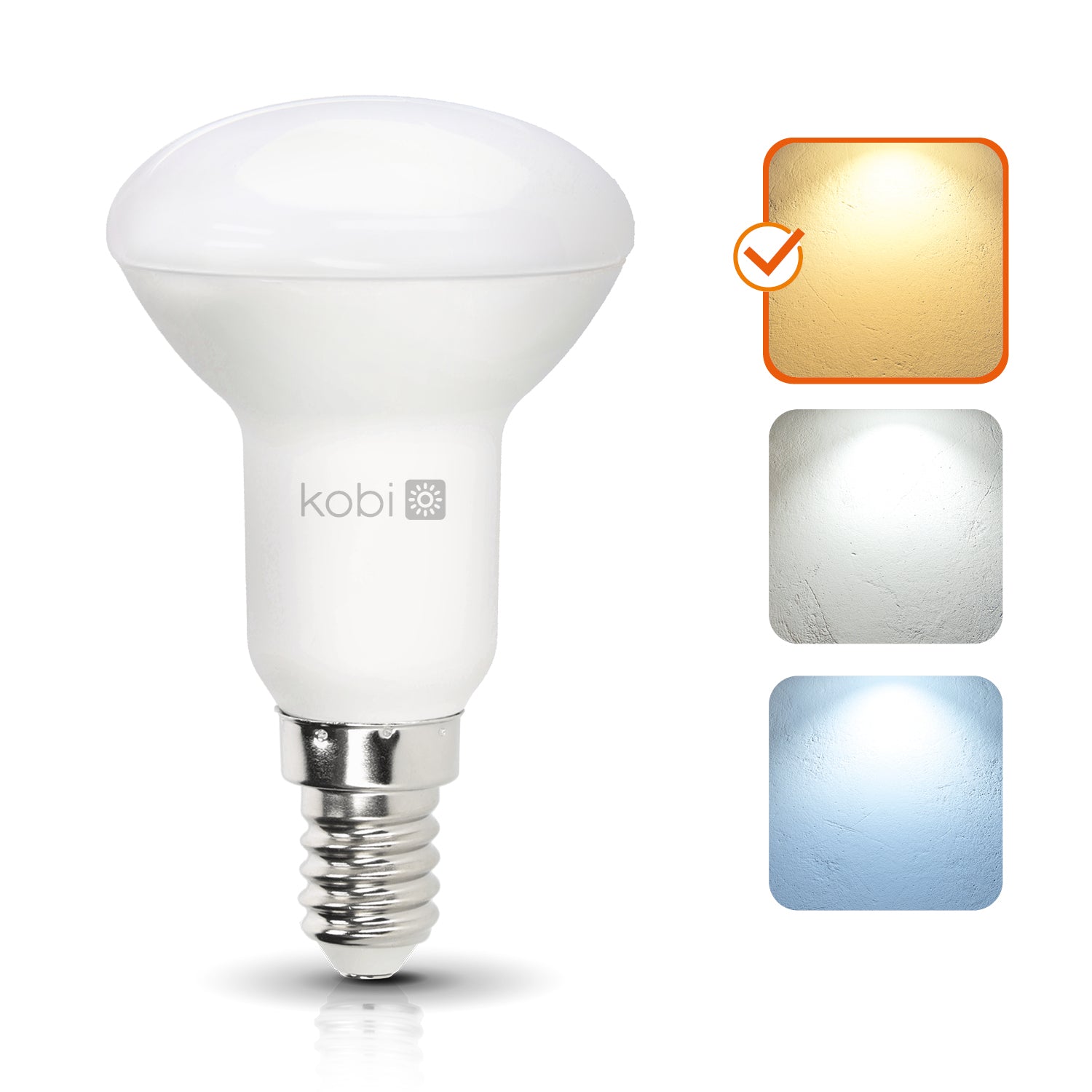 LED bulb R50 5W E14 3000K Kobi